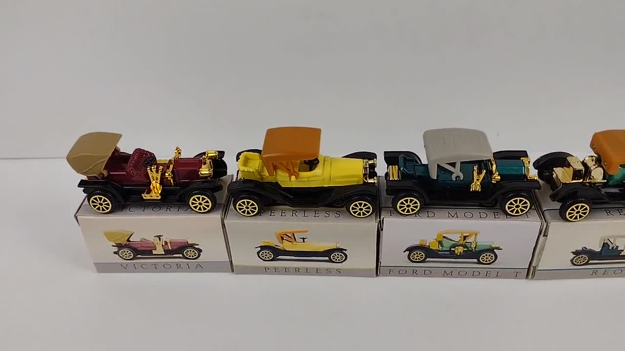 Readers Digest Vintage Car Miniatures Diecast Set Model T Packard