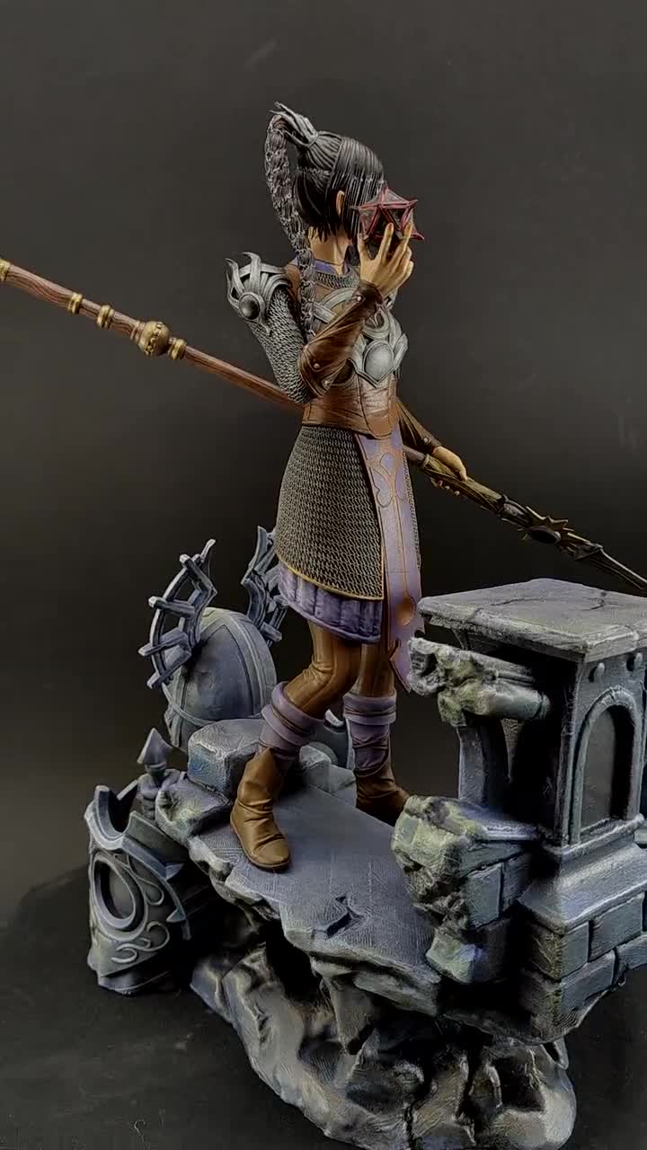 Shadowheart Baldurs Gate 3 3D Printed and Hand Painted Figure - Etsy