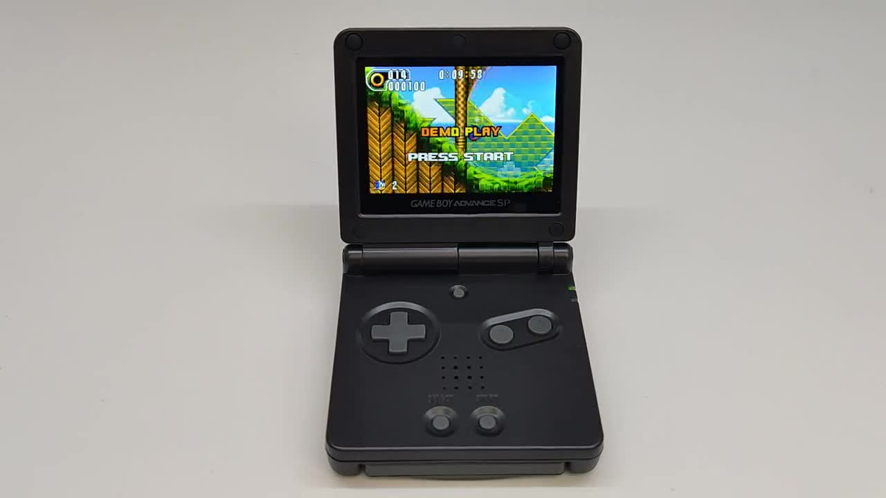 Gameboy Advance SP Backlight IPS V5 720x480 - Mario 25th Anniversary- USB C  audio and charging