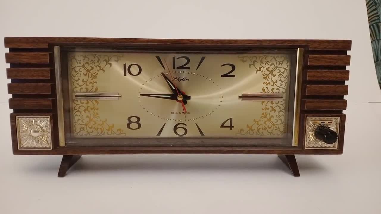 80's ポストモダン Kanebo jumping clock ヴィンテージ VINTAGE TOKYO CLOCK in Box Working Tokyo Retro Style 50s 60s