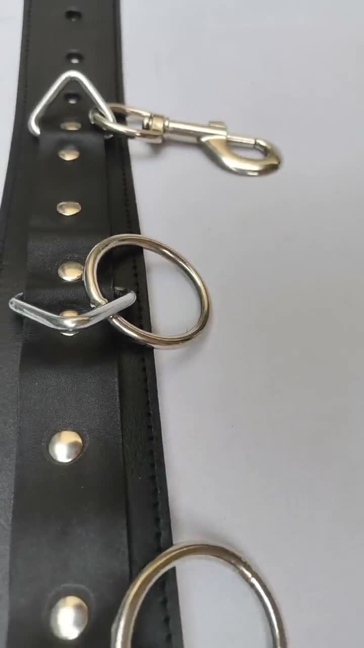 Leather Belt 5 Ring Sid Vicious Belt UK & US Style From