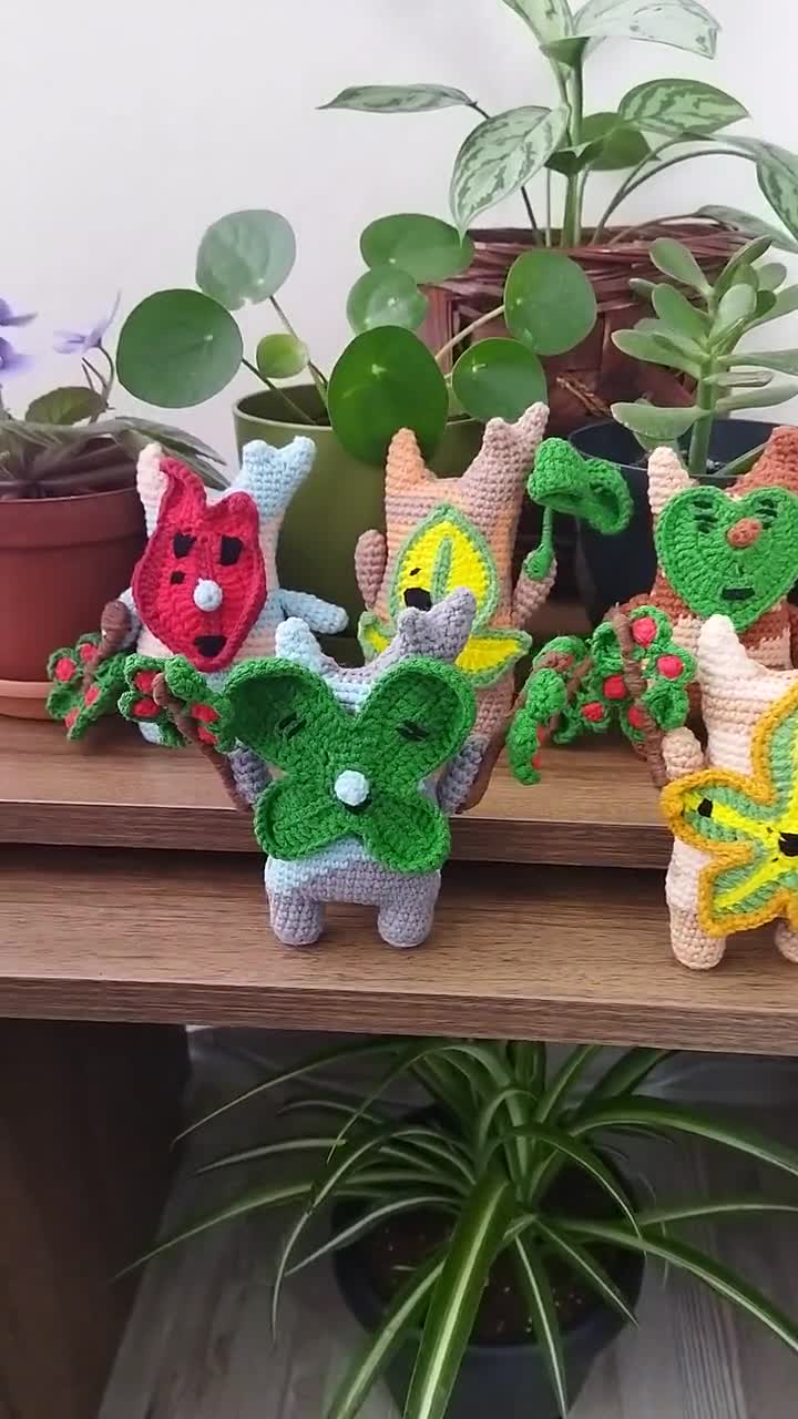 Legend of Zelda Korok Crochet Plush, Linder, Makar, Oakin, Kula