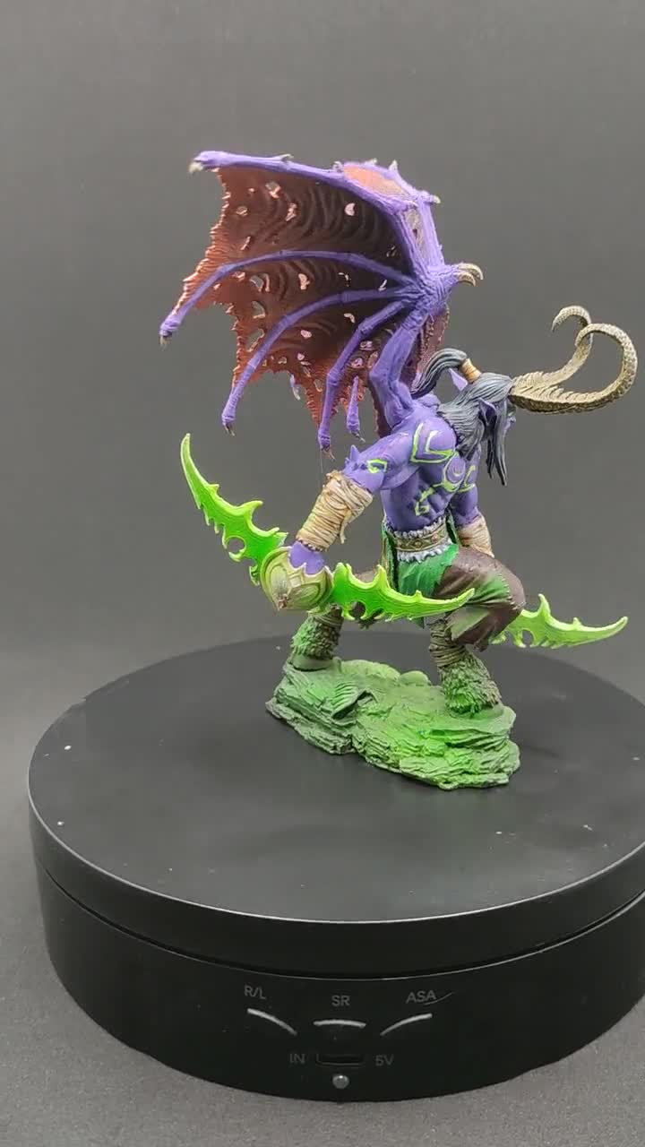 Illidan Stormrage World of Warcraft 3D Printed and Painted Figure