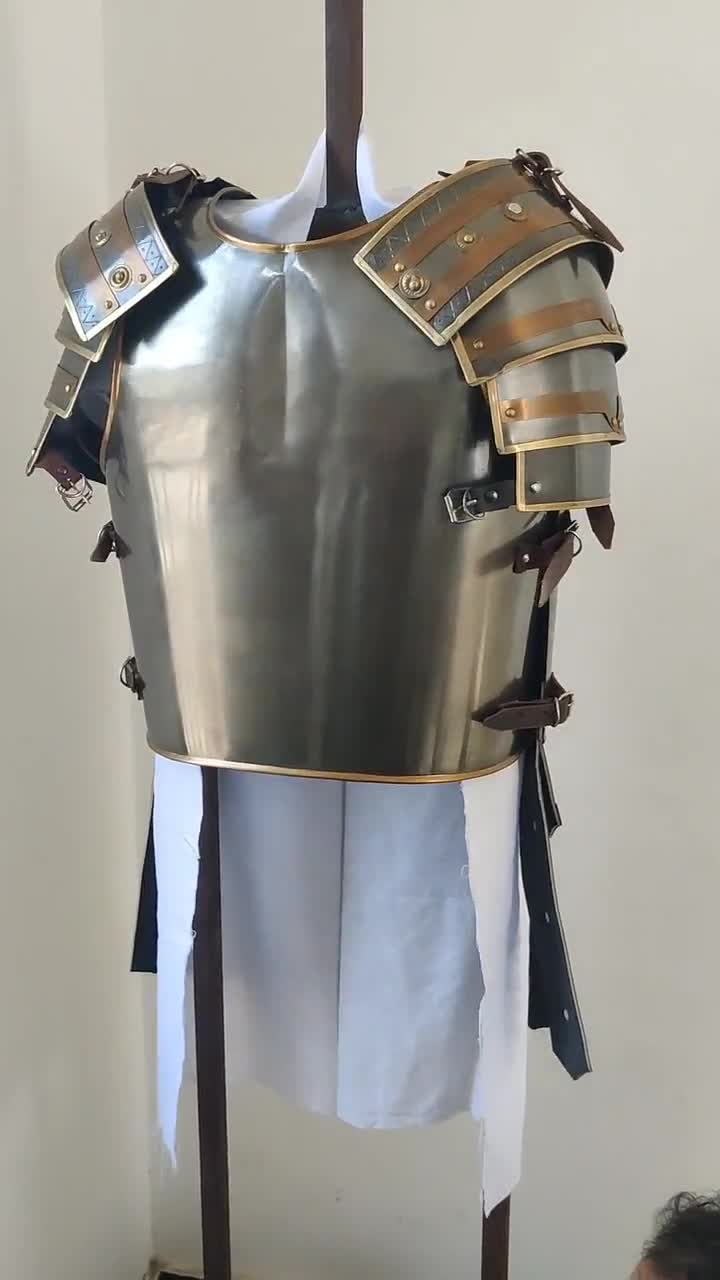 Armure De Corps Médiévale En Acier - Cuirasse De Chevalier Pour LARP Et Reconstitution