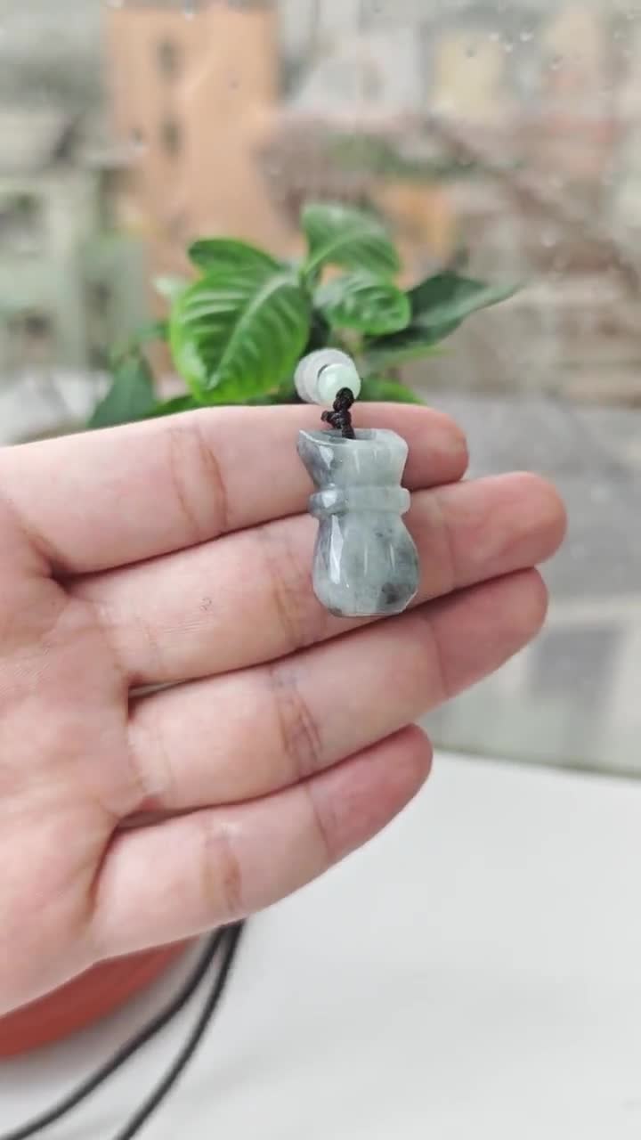 マネーバッグ翡翠ペンダント天然ビルマ翡翠本物グレードA - Etsy 日本