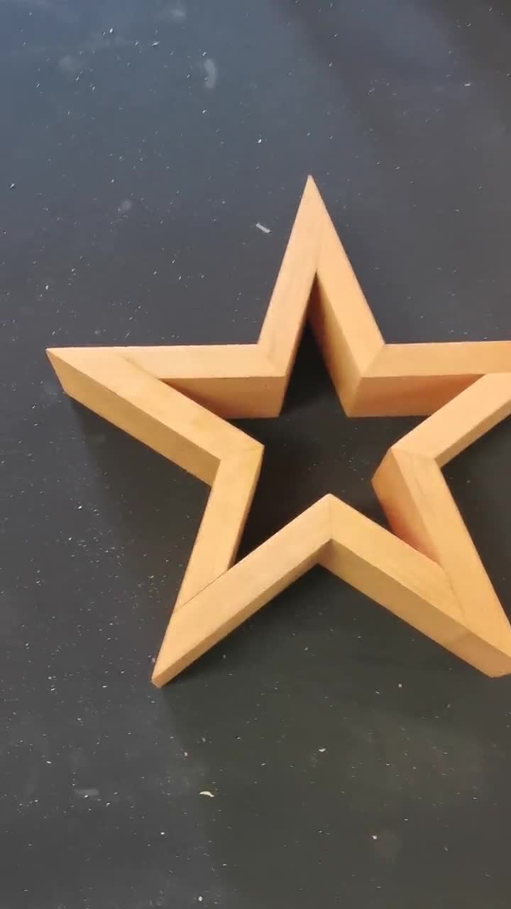 200pz Colore Legno Stelle Legno Decorative Natale, Coriandoli Stelline Legno per Decorazioni Natalizie Artigianato Fai da Te, 10/12/15/20 mm Misti
