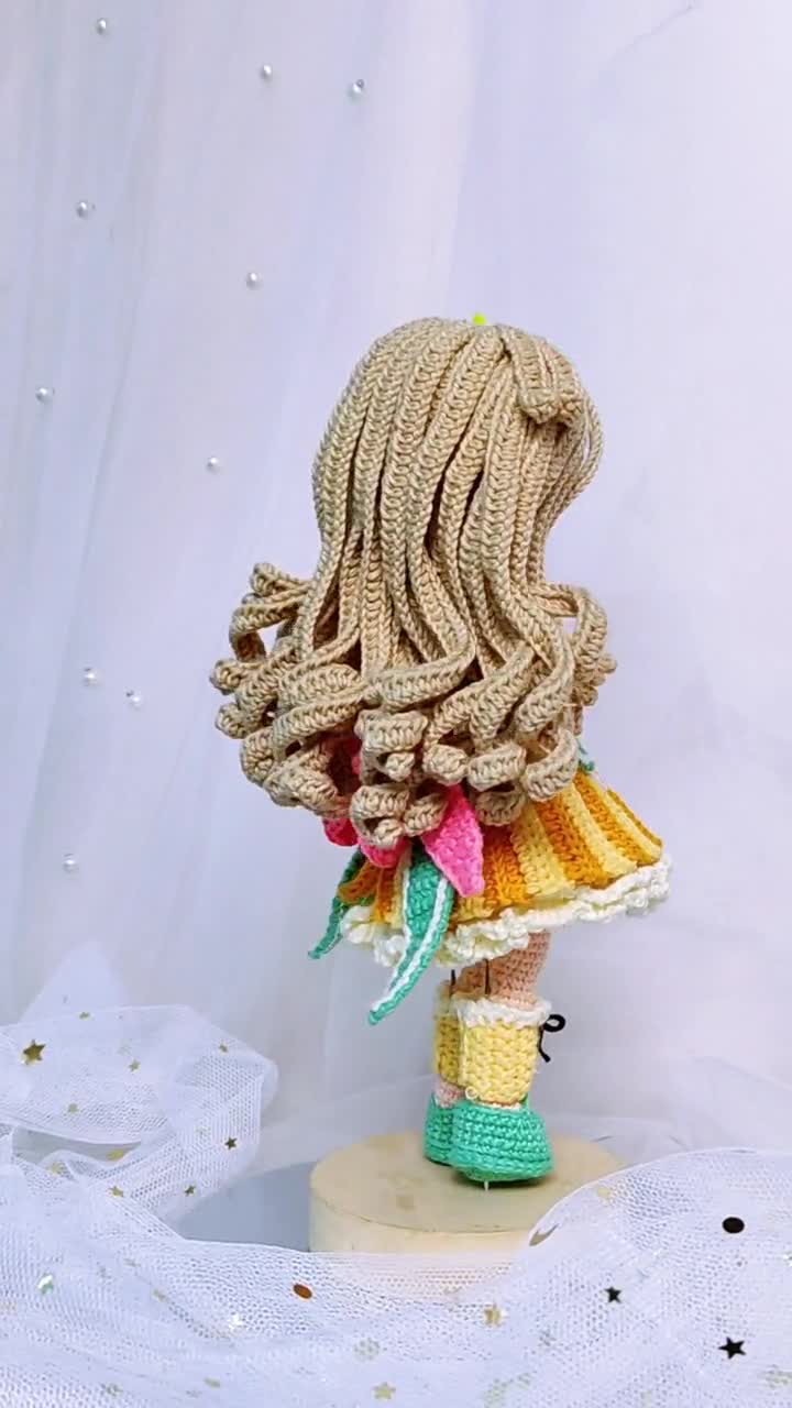 Amigurumi Nene Doll Crochet Pattern: Project Sekai (PDF Pattern