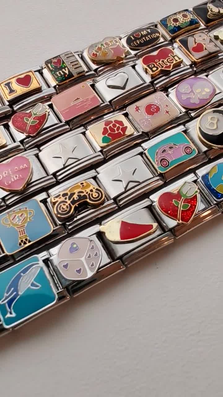 18個のチャームをお選びください イタリアンチャームブレスレット