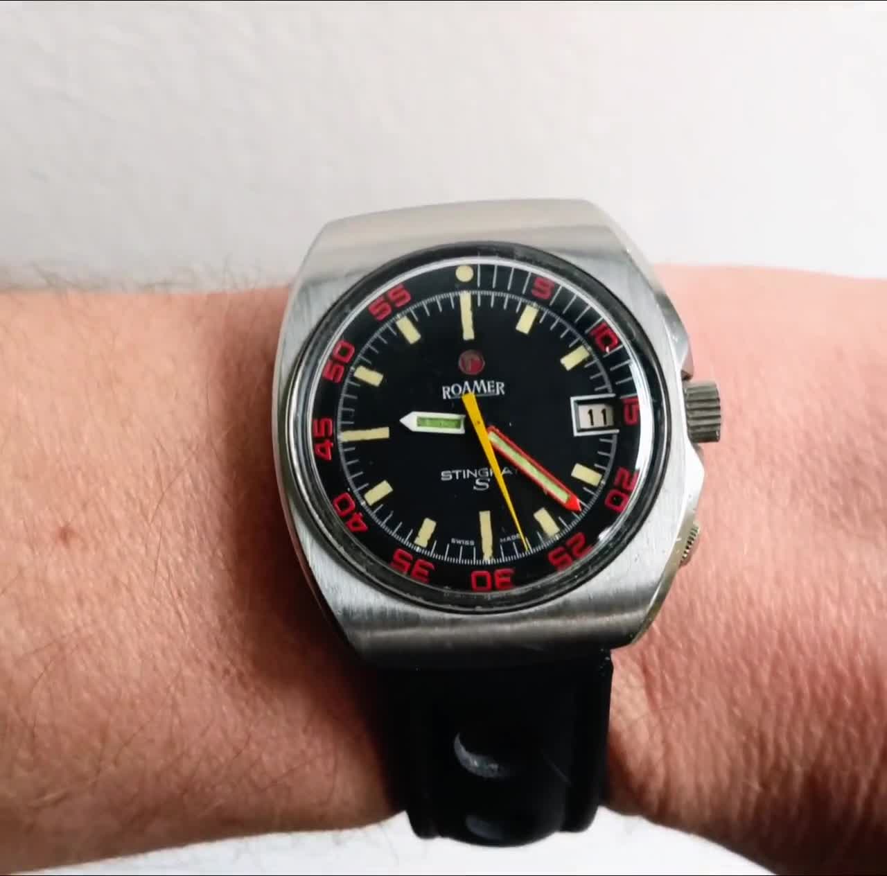 Roamer Stingray S Watch Automatic Sub 200M - Etsy