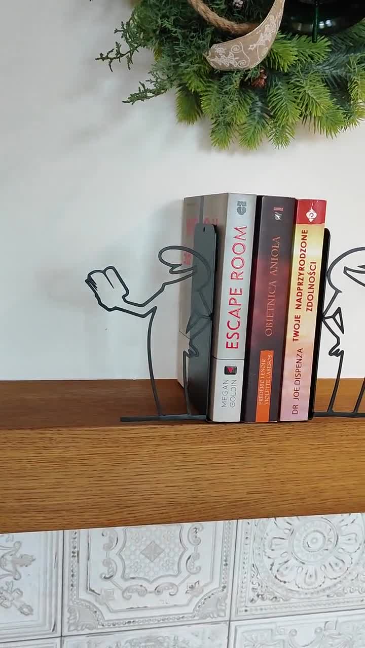 Porte-Revues Mural En Fer - Support Livres/Magazines Maille Creuse - Décoratif Noir - 37 Cm