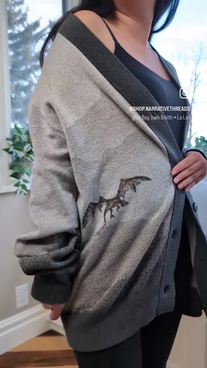 Licensed the Vale Dragons Button-up Knitted Cardigan