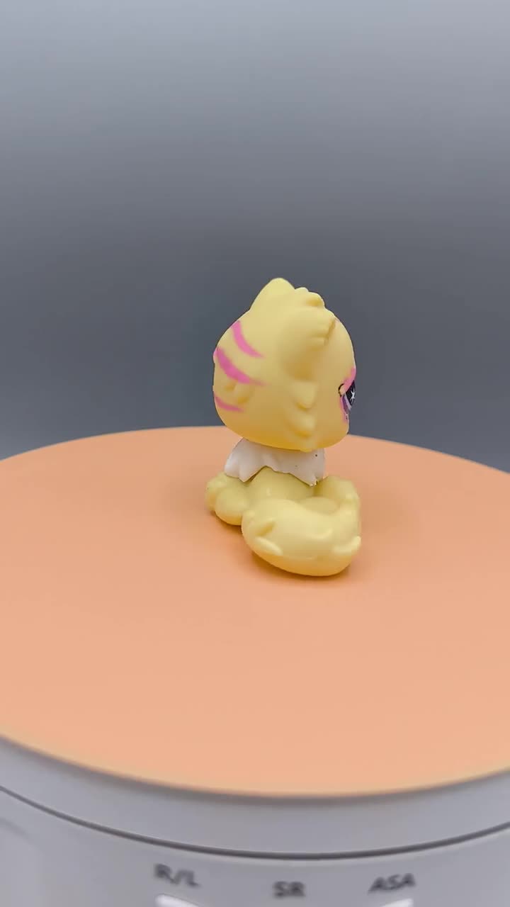 Figurine Littlest Pet Shop #878 - Chat Persan Authentique Hasbro (occasion)