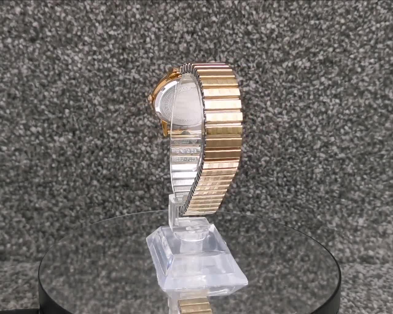 Vintage Selza Swiss Made Watch: 17 Jewels, Rolled Gold Bracelet