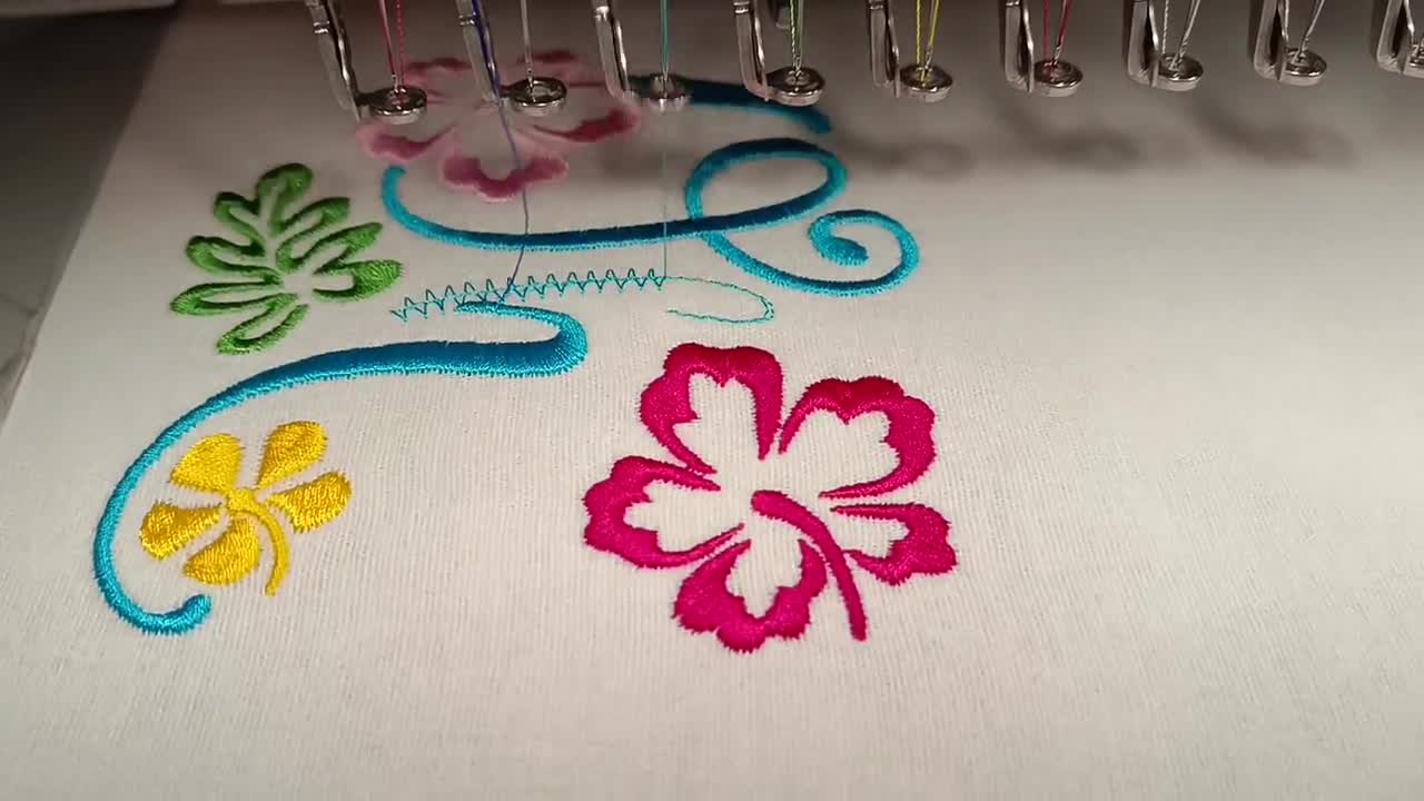 Ohana Text Embroidery Design, Ohana Machine Embroidery
