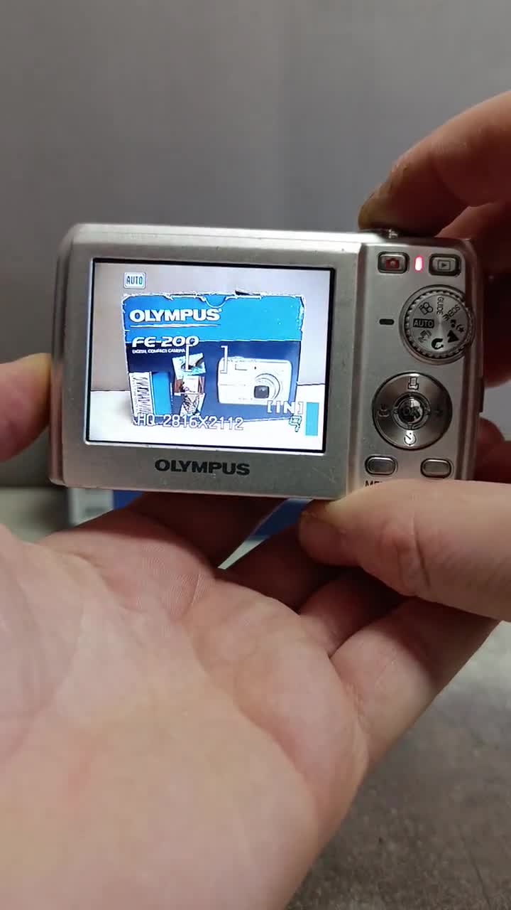 Olympus FE-200 コンパクトデジタルカメラ　シルバー Olympus FE-200: Silver 6.0MP Compact Digital Camera - Etsy