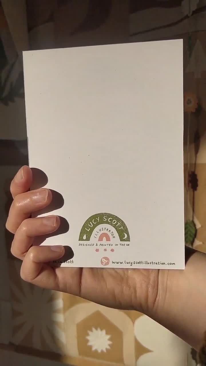 Growth is Not Linear Illustrated Postcard | Positive Affirmation video poster