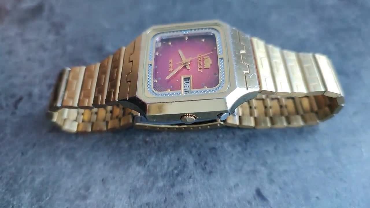 Vintage Watch ORIENT Freza KL 469ED5-41 CA Automatic Day Date