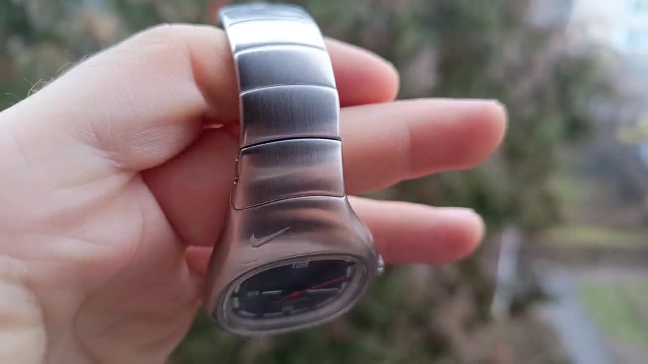 New Rare All Steel Nike Triax Armored WR0073 H2O 100M