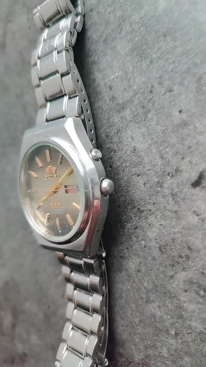 1980's ORIENT 3 Star 469WB7-70 Men's Watch Vintage Japanese