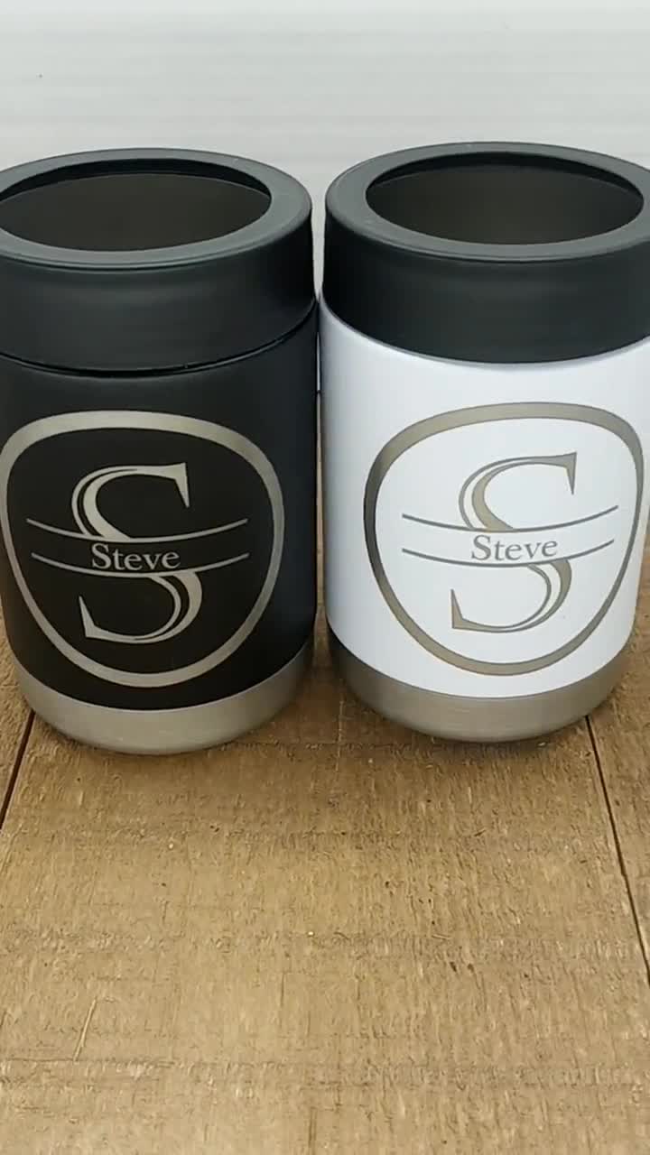 5 Pack Personalized Stainless Steel Colster, Engraved Can Cooler video poster