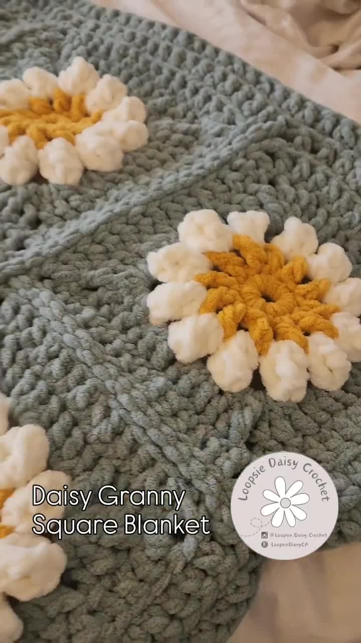 Coopay Haakset voor beginners, 60 x 80 cm, Granny Square dekens, hakdoos, beginners, met wol, haaknaalden, complete doe-het-zelf haakset met stapsgewijze haakinstructies, haakaccessoires