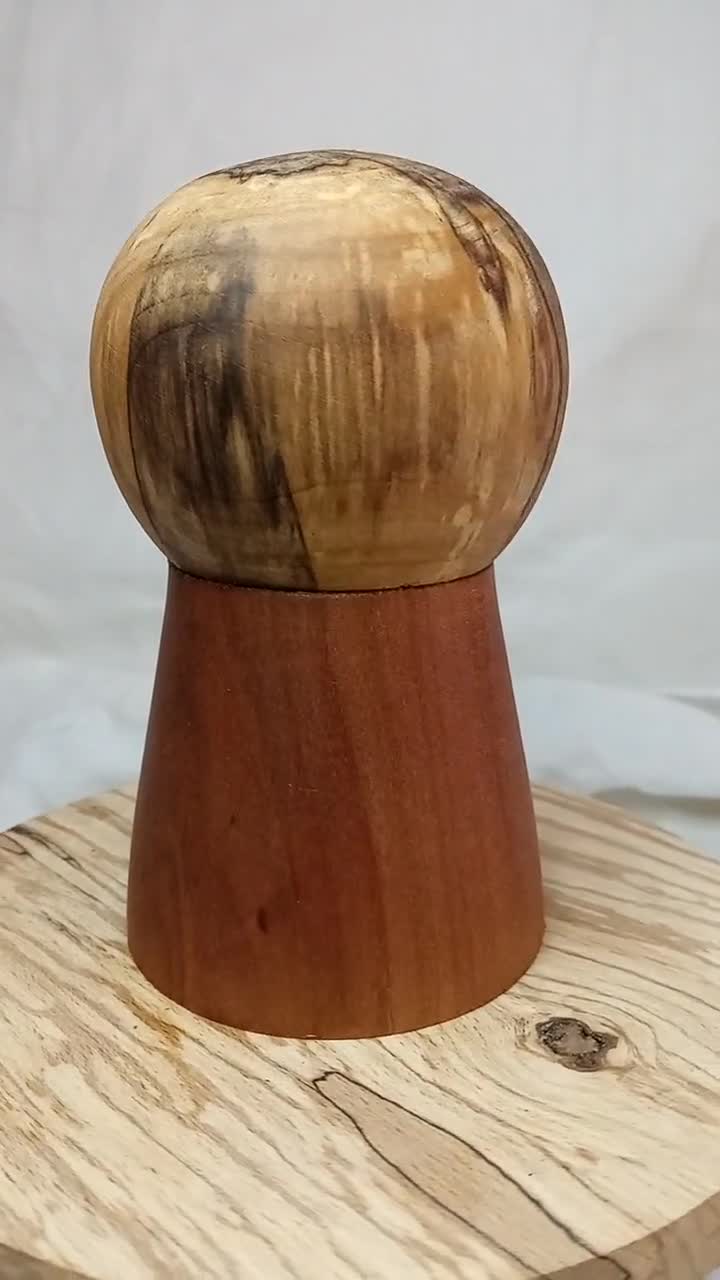 Personnalisation Moulin à Poivre Sur Mesure Nom Texte Broyeur à Bois