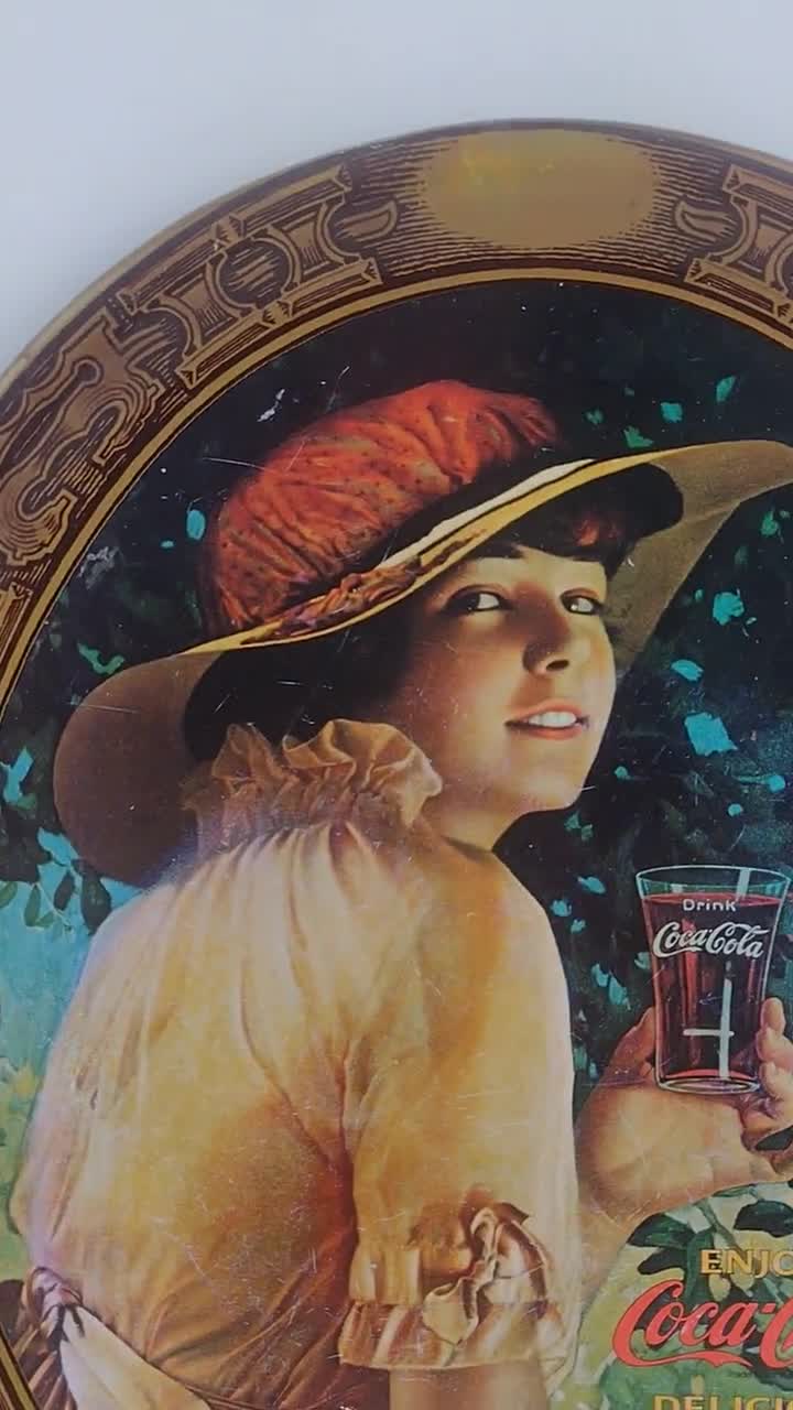 Vintage 1976 Coca Cola Tray Limited Edition Metal Serving Tray
