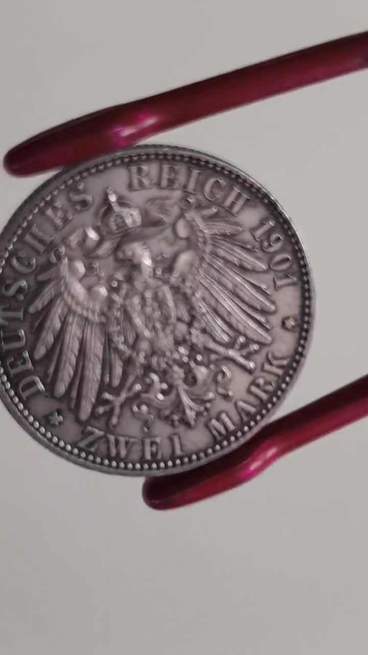 ドイツ帝国 2 マルク、1901 年プロイセン王国建国 200 周年記念