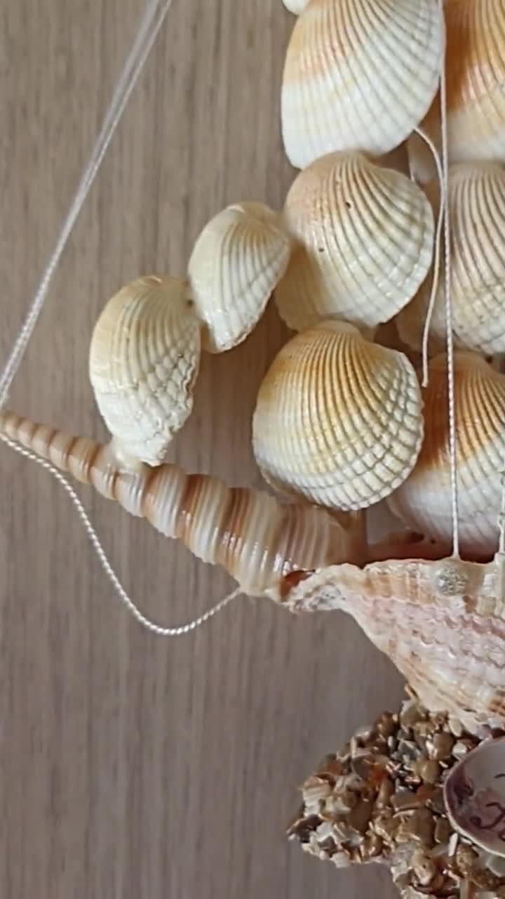 Boat, Art Deco Shell Sculpture, Vintage Handmade Boat Made of