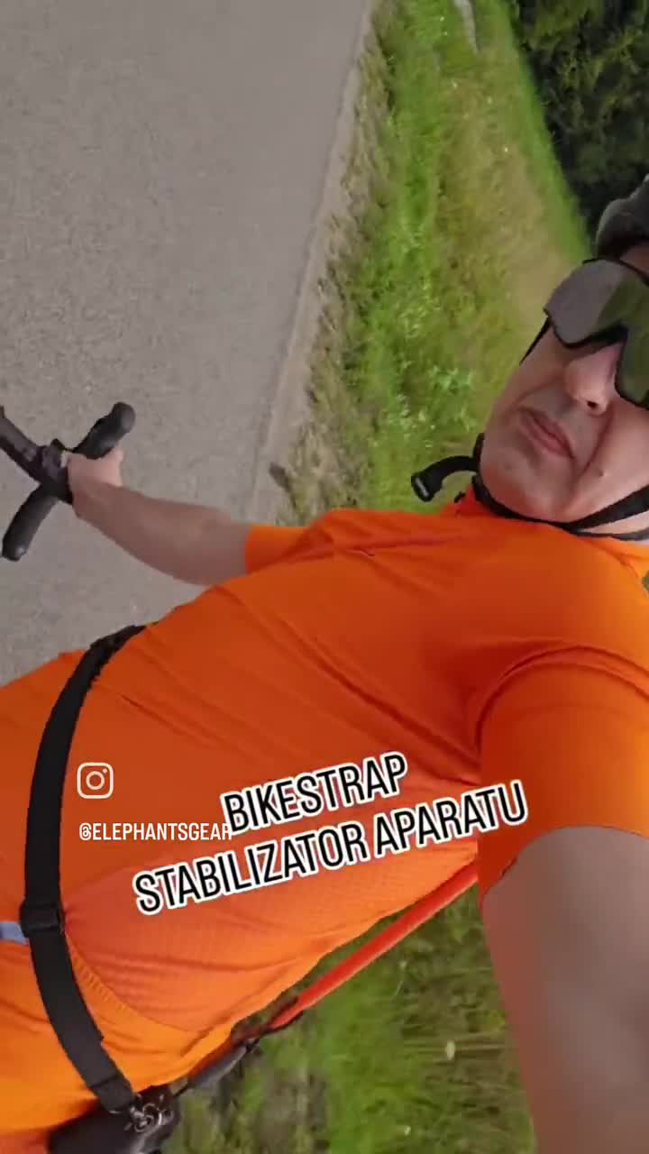 Camera strap stabilizer for a bicycle - Bikestrap tape video poster