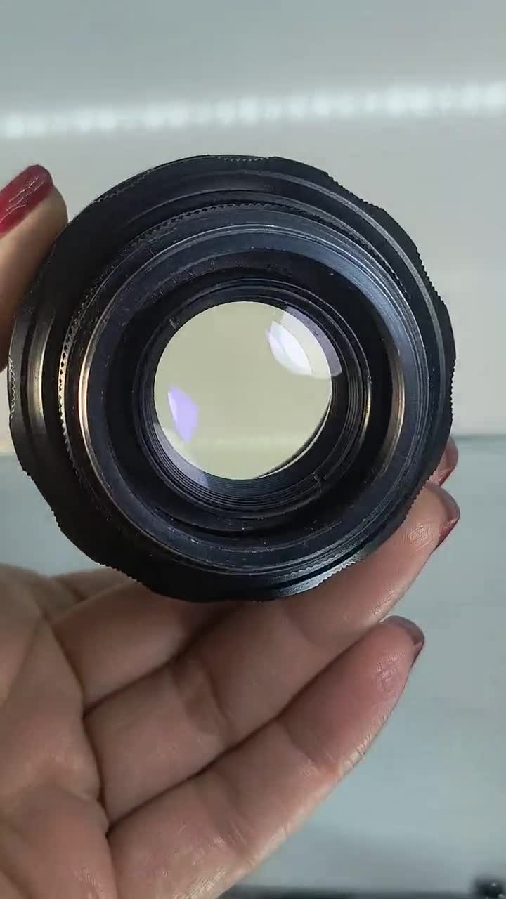 Objetivo de retrato Helios 44-2 58 mm f/2 KMZ, montura M42, Bokeh vintage con efecto remolino video poster