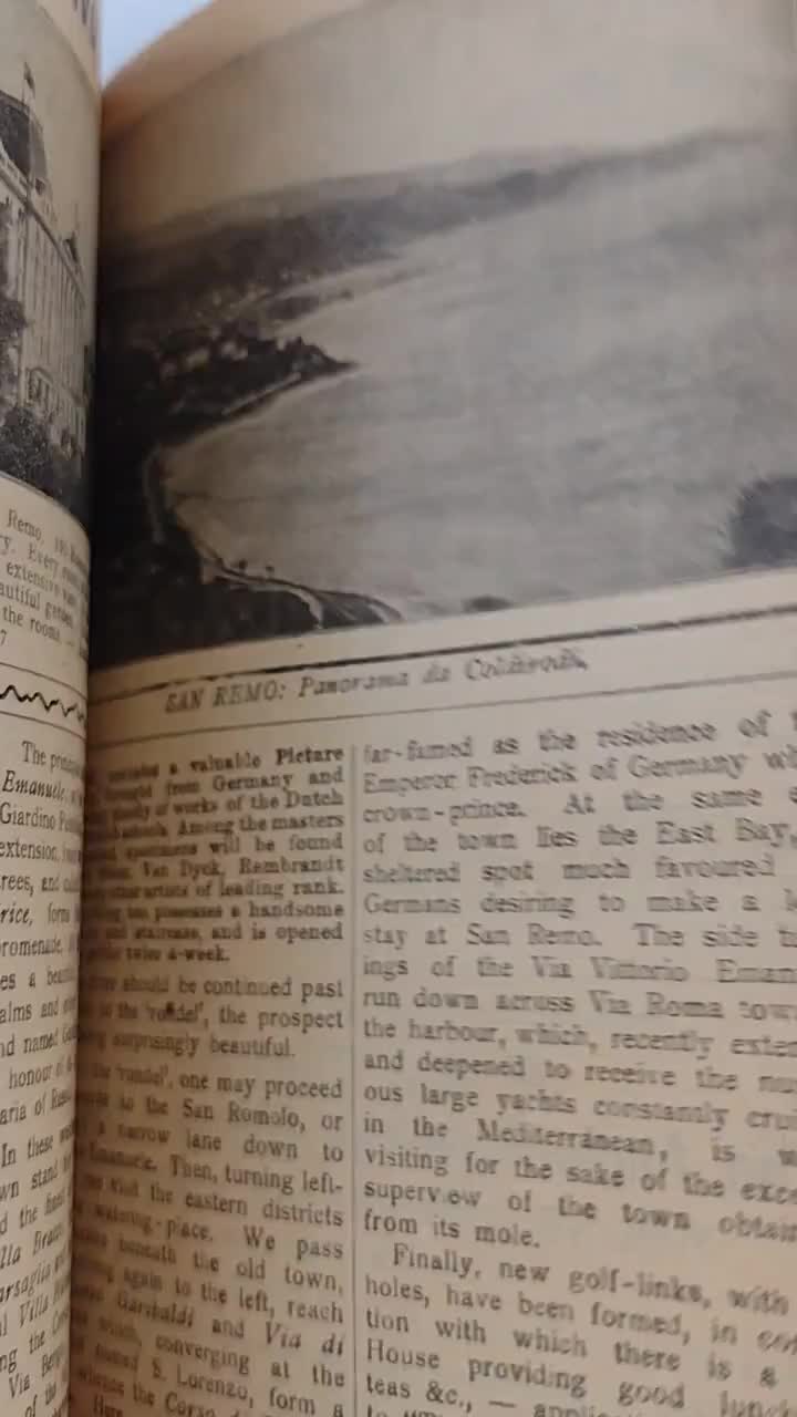 1908年ハンブルク・アメリカン線「ヨーロッパガイド」 – ヴィンテージ