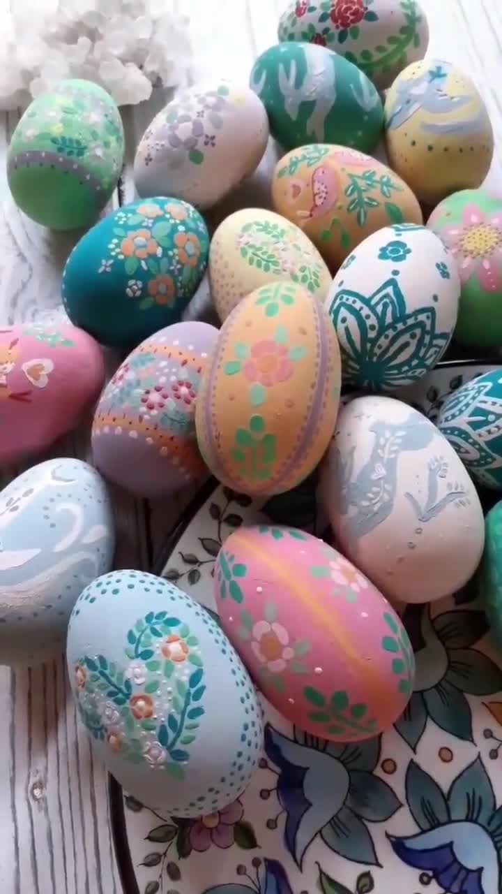 Kit per Colorare le Uova di Pasqua, Macchina per Decorare e Dipingere le Uova, Giocattolo Coniglietto Pasquale Fai-da-Te per Bambini