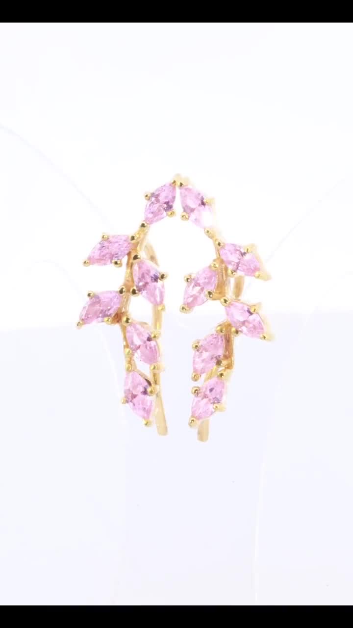 Orecchini pendenti in acrilico con motivo camper Van Holiday con dettagli arancioni, verde, giallo, blu e rosa