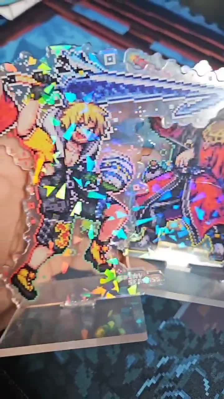 ファイナルファンタジーX アクリルスタンド ピクセルアート | 両面