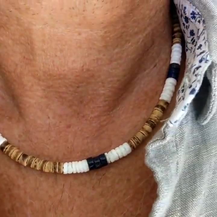 Authentic Handcrafted Natural White Puka Shell Necklace – The Puka Shell  Store