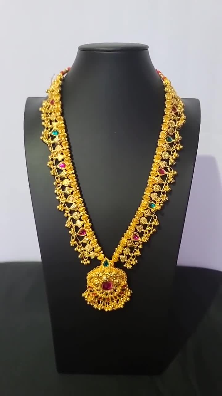 Kolhapuri Saaj / Long Necklace/maharashtrian Traditional Indian
