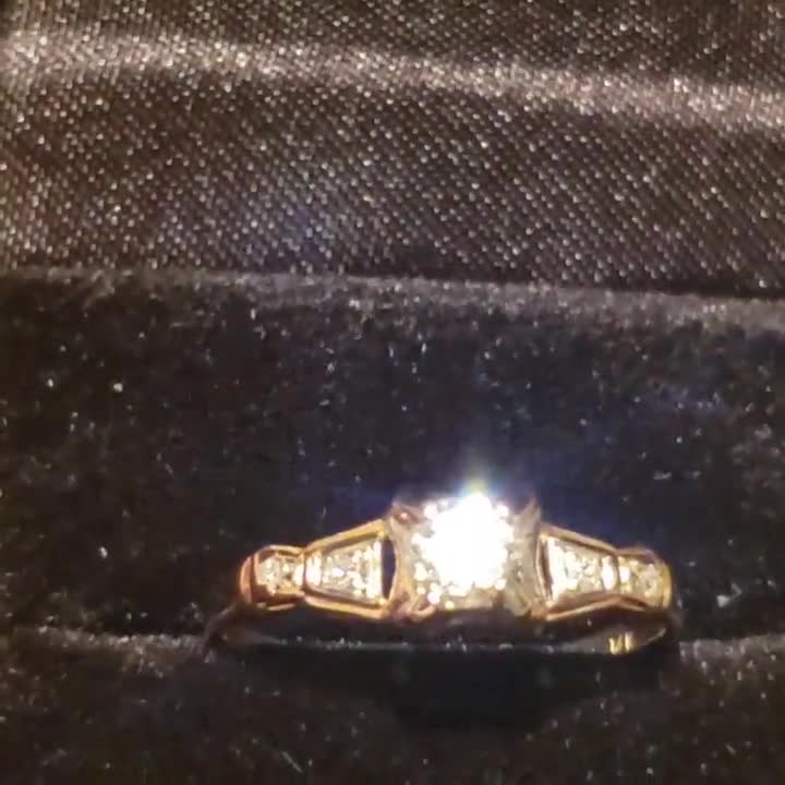 Buy Petite Cuffllink Diamond Ring Online from Vaibhav Jewellers