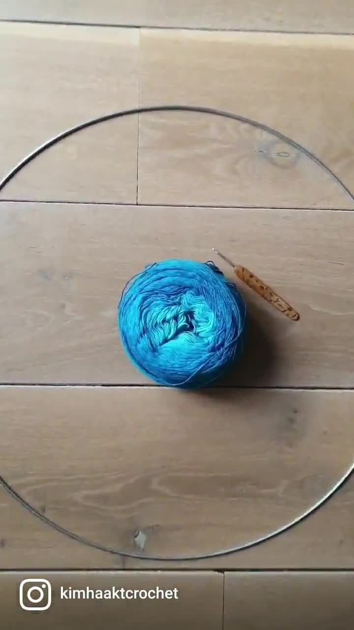 Patrón de mandala en crochet, términos de EE. UU., patrón de tapete, patrón de crochet para colgar en la pared, regalo de inauguración de la casa en crochet, regalo de boda, patrón en PDF video poster