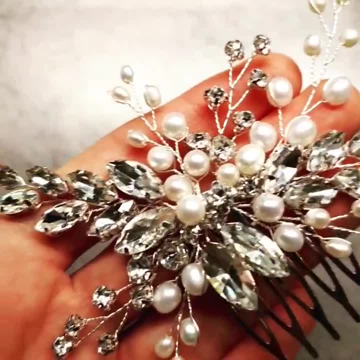 Diamond clearance hair brooch