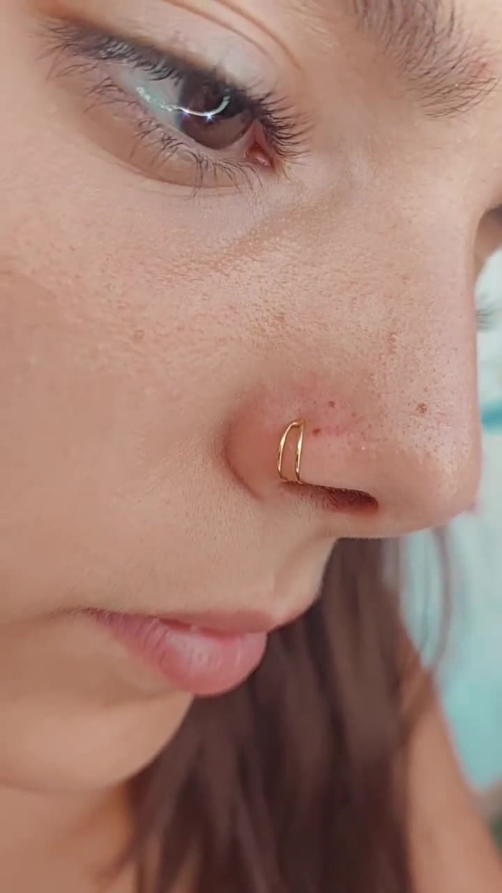 jewelry for women Diamond Triangle Nose Ring Nose Septum Rings Non Pierced  Clip On Nose Hoop Ring - Walmart.com