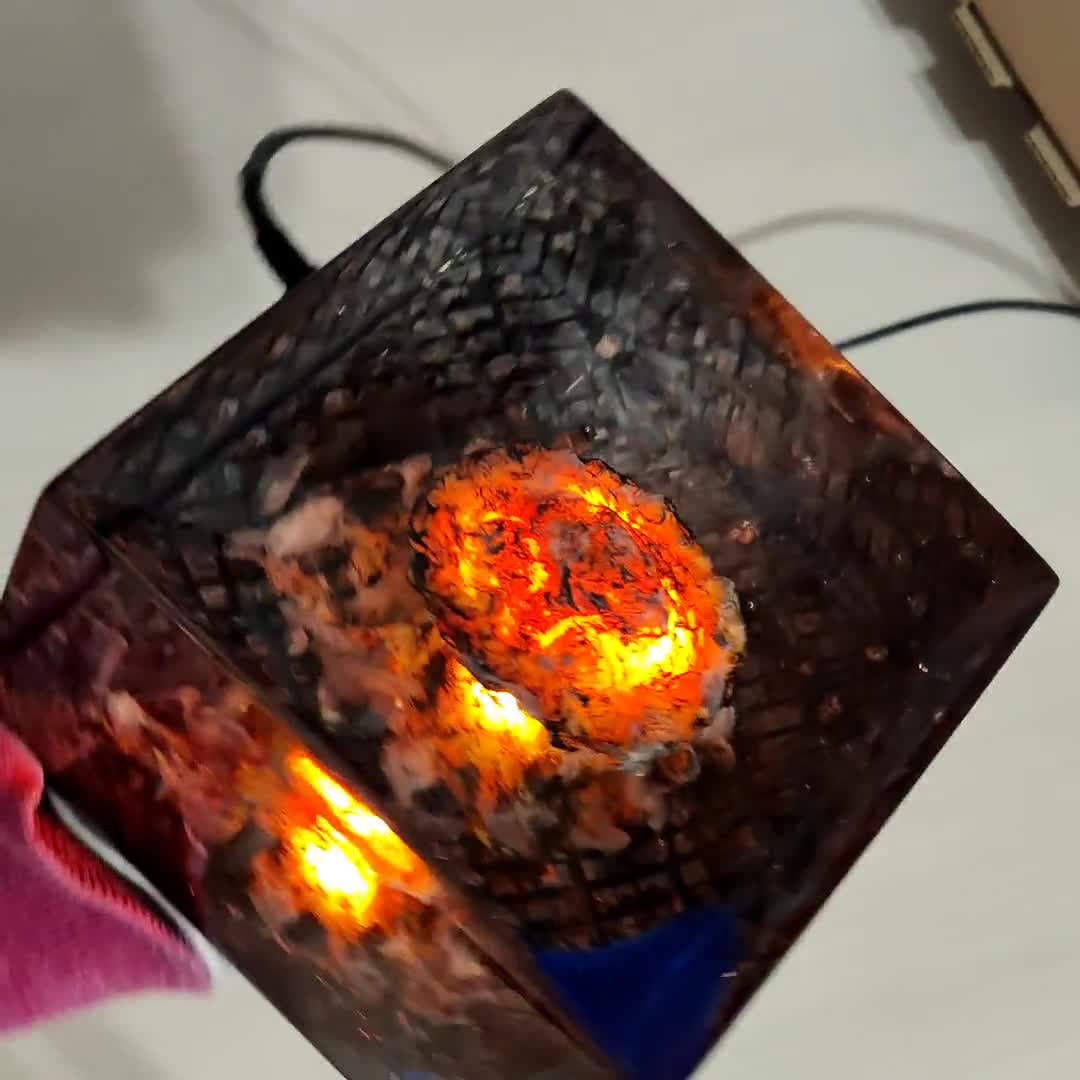 原爆樹脂ジオラマランプ、LED彫刻 - Etsy 日本