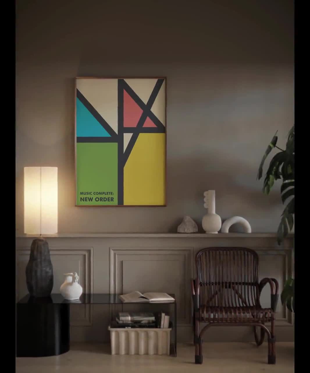 New Order Band Print, Complete Music Album Cover Art