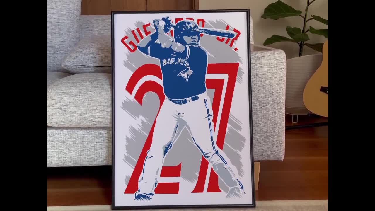 Vladimir Guerrero Jr. Poster: Toronto Blue Jays Baseball Print - Etsy