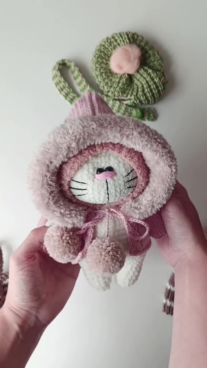 編み物用洋服・アミグルミのパターン：ぬいぐるみのワードローブ（PDF