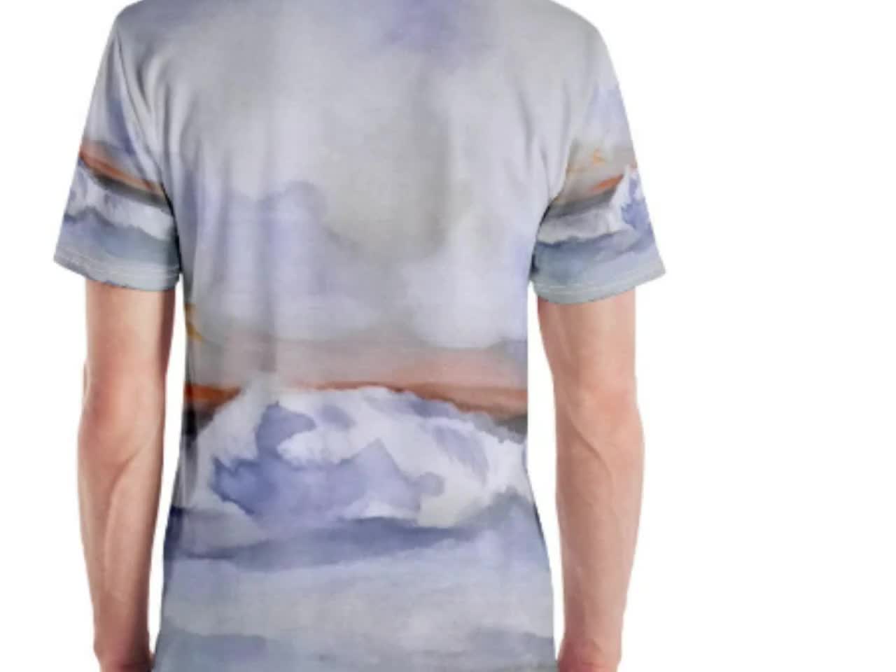 Pacific Waves Goodbye 1 Tshirt, Original Vernelle Art, Stylish