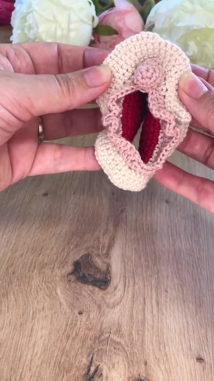 Crochet VULVA and VAGINA - Teaching tools for Doula, Midwife and Health  Professional