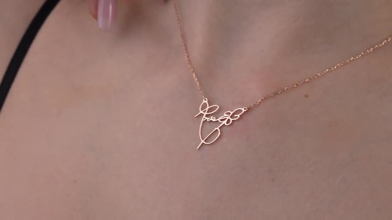 14k Gold Blackpink Signatures Necklace ∙ Blackpink Jewelry ∙ Kpop Best  Friend Gift ∙ Minimalist Blink Pendants ∙ Lisa Jennie Rose Jisoo