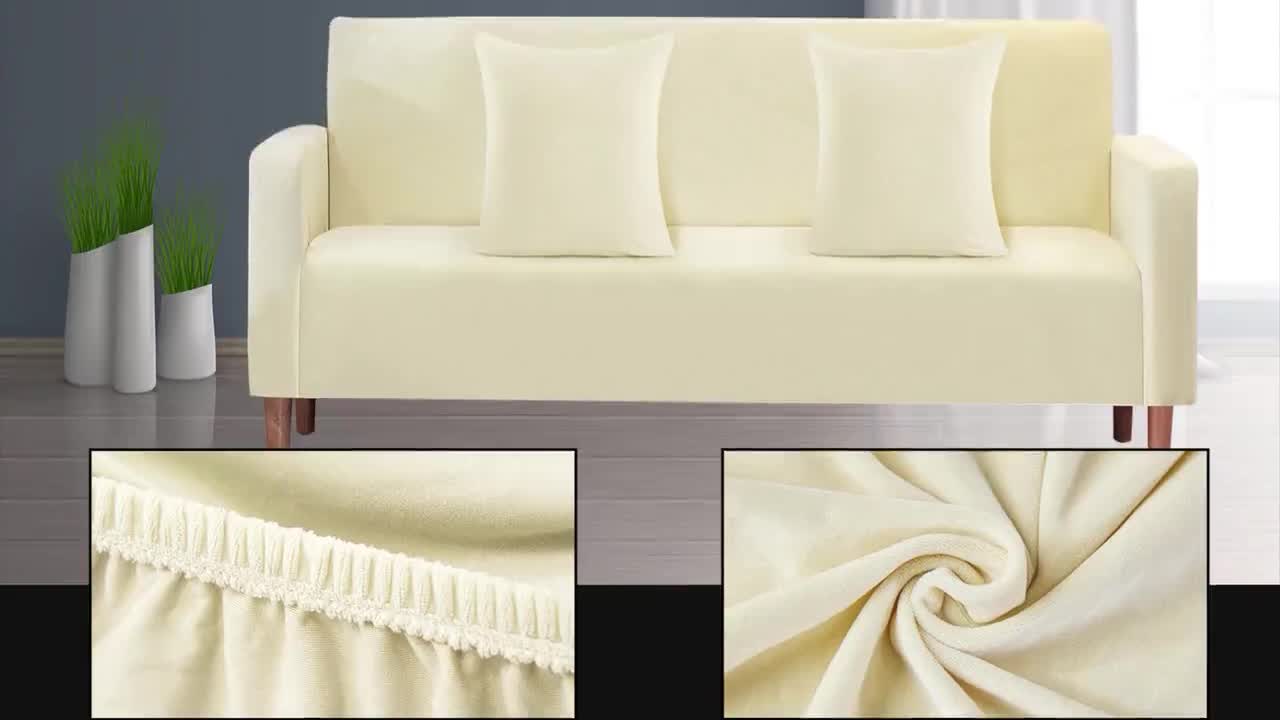 Fodera del divano, copridivani elasticizzati 4 posti Spessa Fodera del  divano Velluto Easy Fit Tessuto elastico Protezione del divano Protezione  per animali domestici (viola)