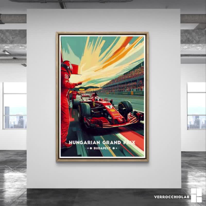 Wanfst Targa Metallica Vintage My F1 Racetrack Posters - Melbourne Race Track, 20,3x30,5 Cm, Per Decorazione Pub O Camera